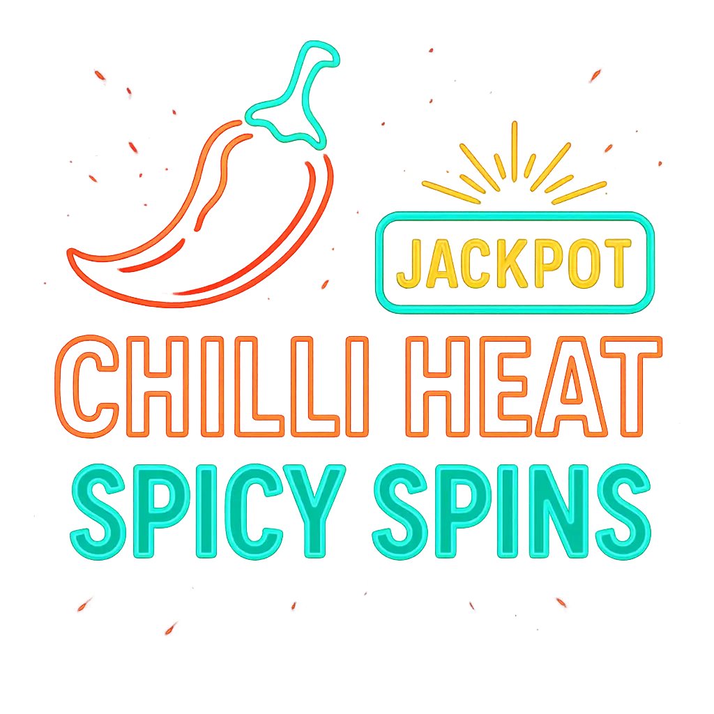 Chilli Heat Spicy Spins slot game artwork with neon casino styling